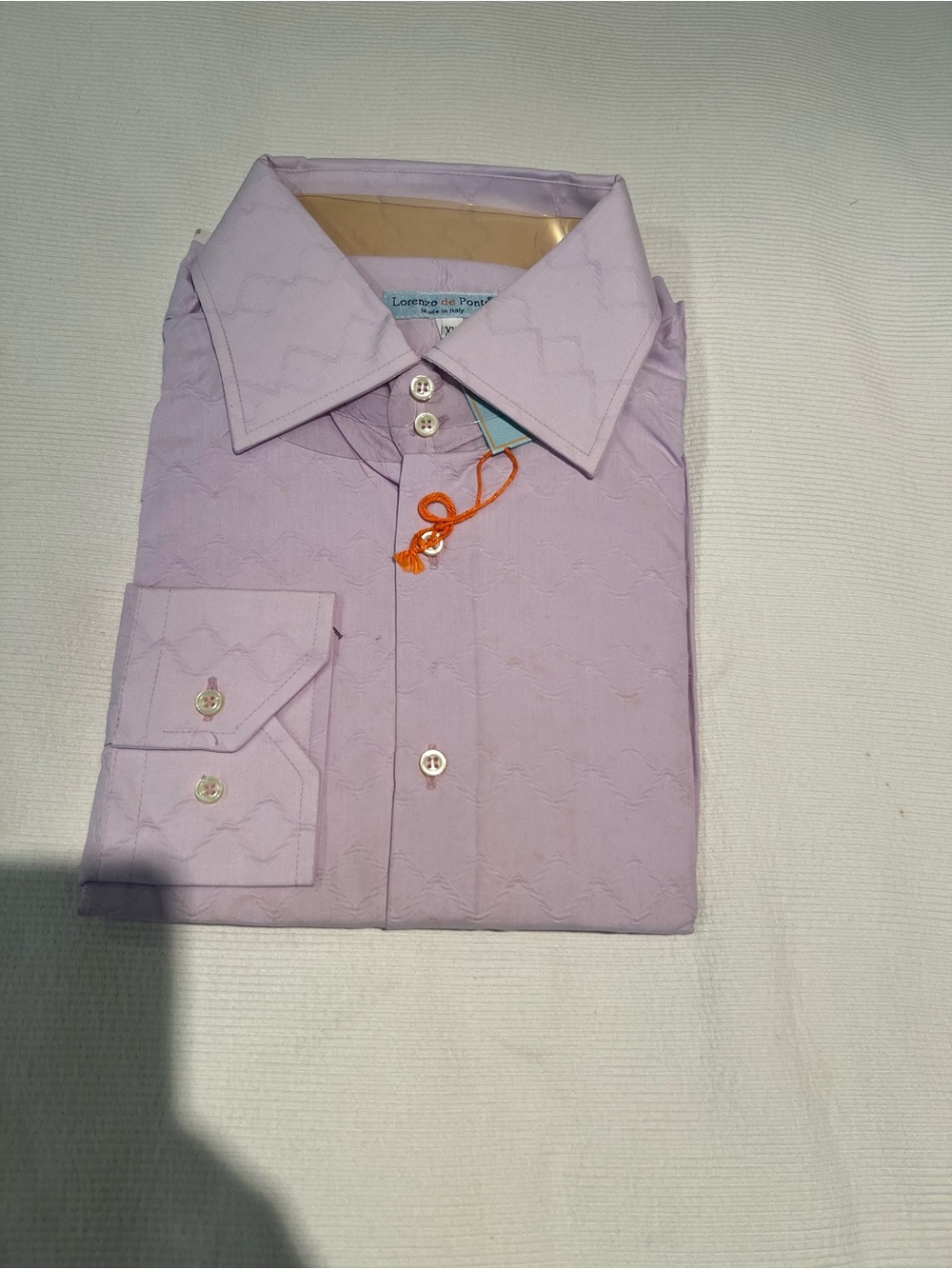 100% cotton
Light Lavender Men's Dress Shirt - Unbranded